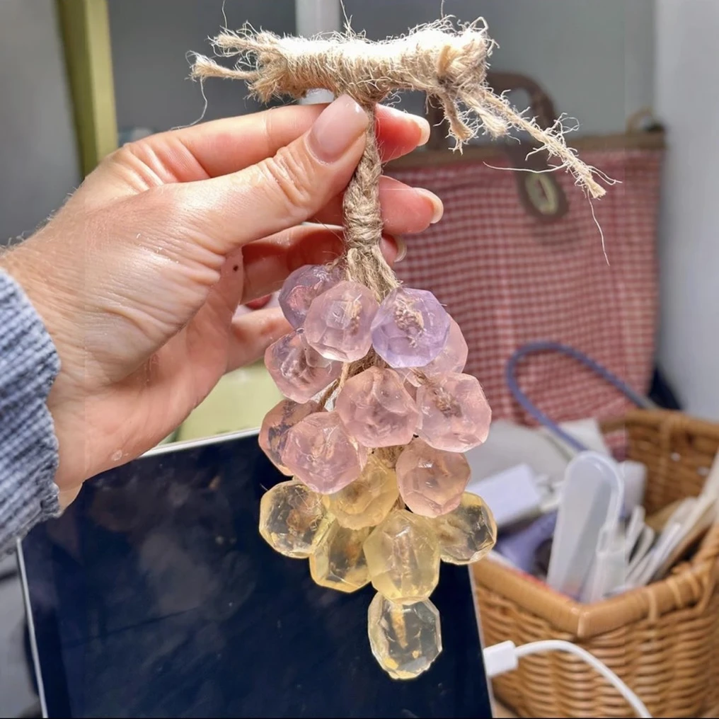 葡萄香皂香薰挂件手工diy材料包香皂小清新可爱送女生闺蜜礼物