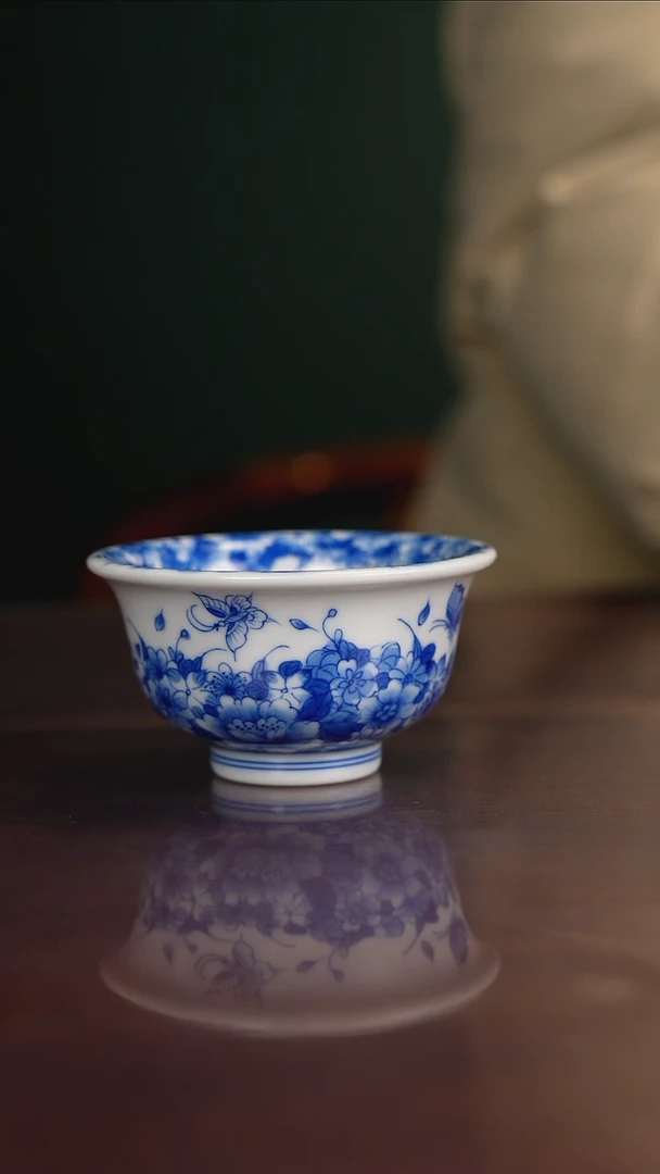 【闪购商品】晓月柴窑 蝶恋花压手