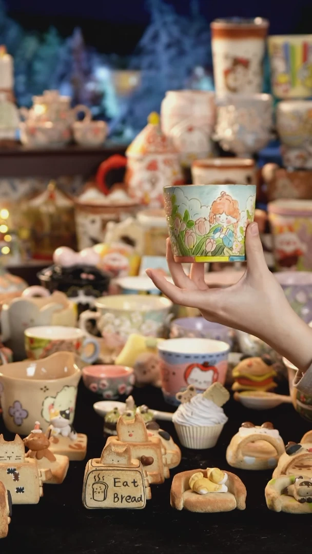 其他陶景德镇釉下彩手绘设计师款陶瓷