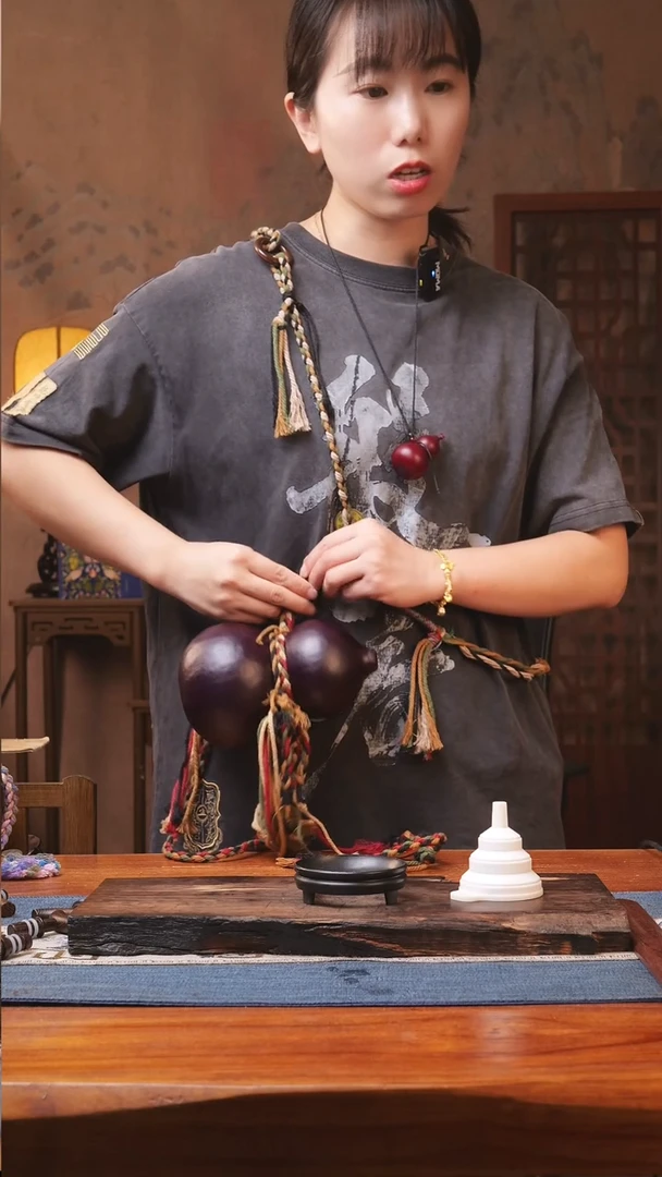 1538号精品大漆葫芦防腐防渗装水茶酒