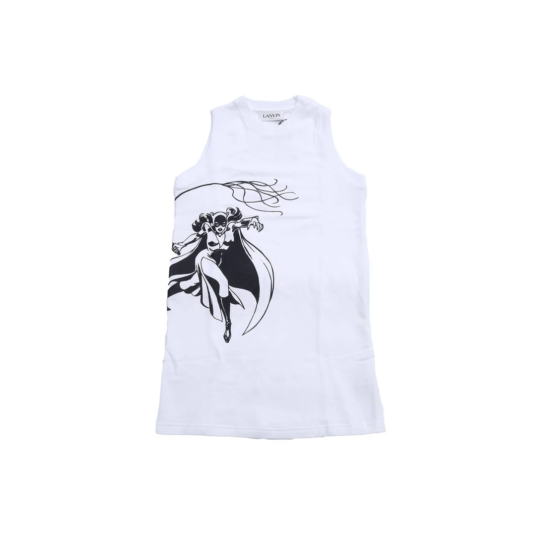 未使用 LANVIN LANVIN T恤 白色棉白色TP022236