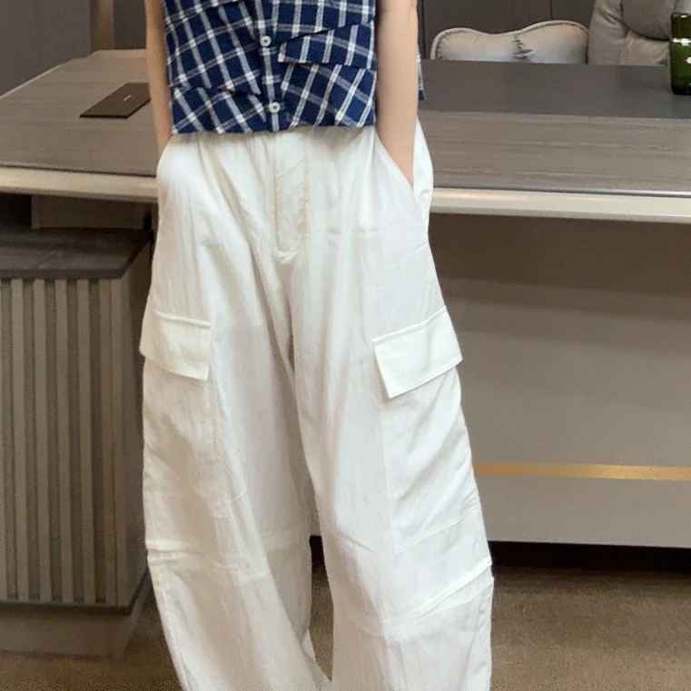 【云端梦】休闲裤时尚减龄舒适百搭BE5881女款工装裤103cm340g