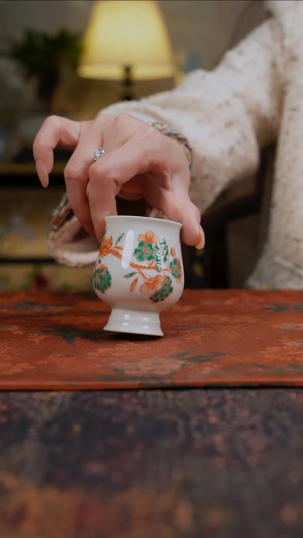 杯景德镇陶瓷杯碗柴烧多人