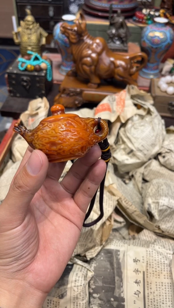 未镶嵌蜜蜡裸石E刘哥高端专属精品15