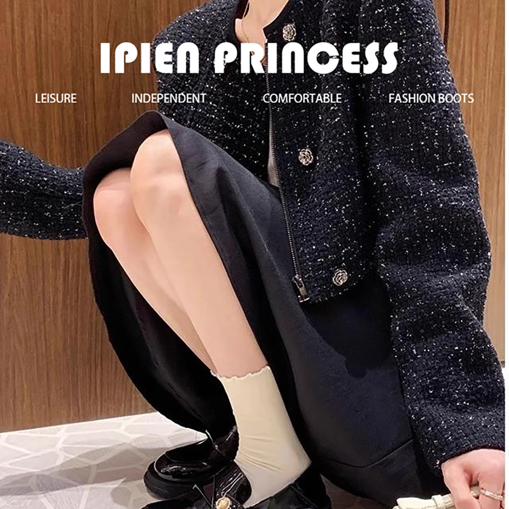 英伦风百搭配裙子浅口单鞋2025春秋季新款小皮鞋厚底黑色乐福鞋女