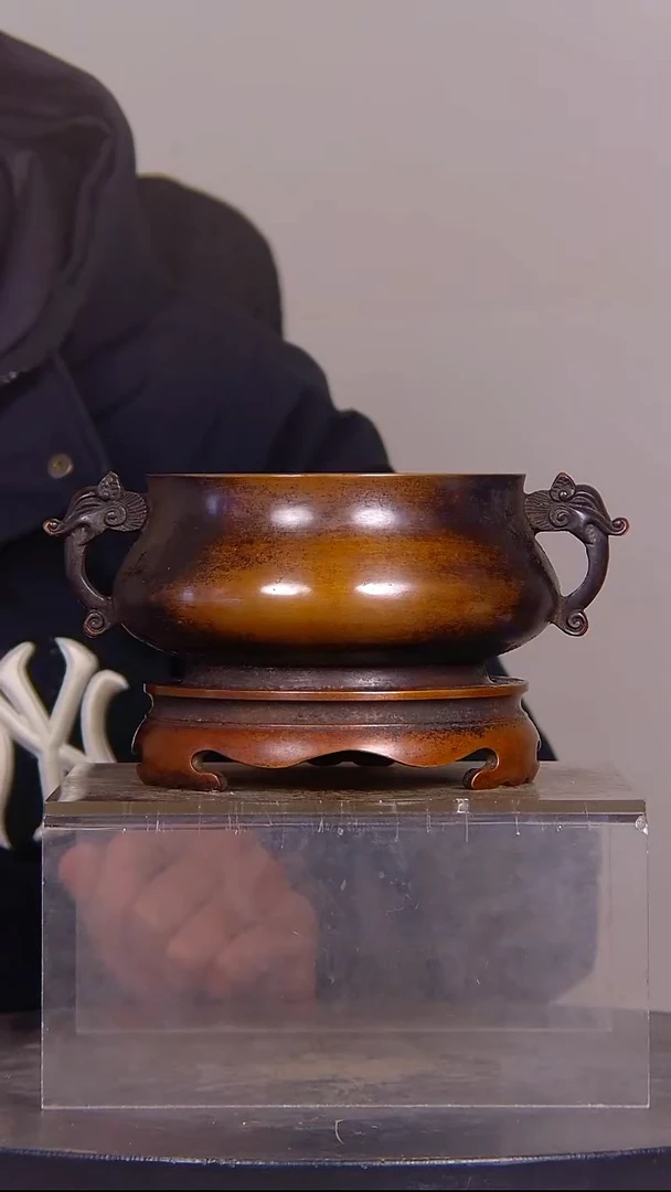 桩****挠山水铜缘香炉结缘1111