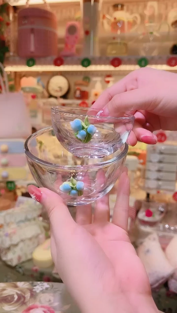 铃兰花小吃碗2个——手工制作品质好！