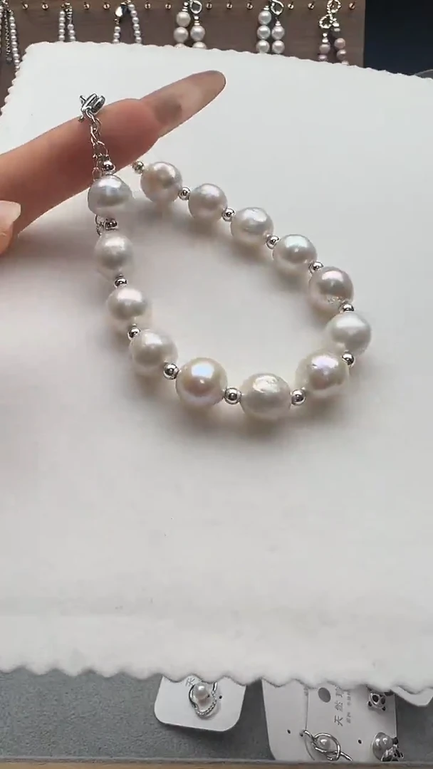 钛钢手绳淡水珍珠永丽严选