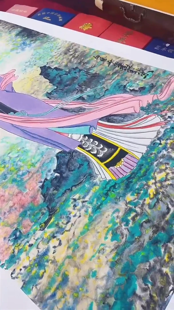 国画柳晓叶8平尺精品