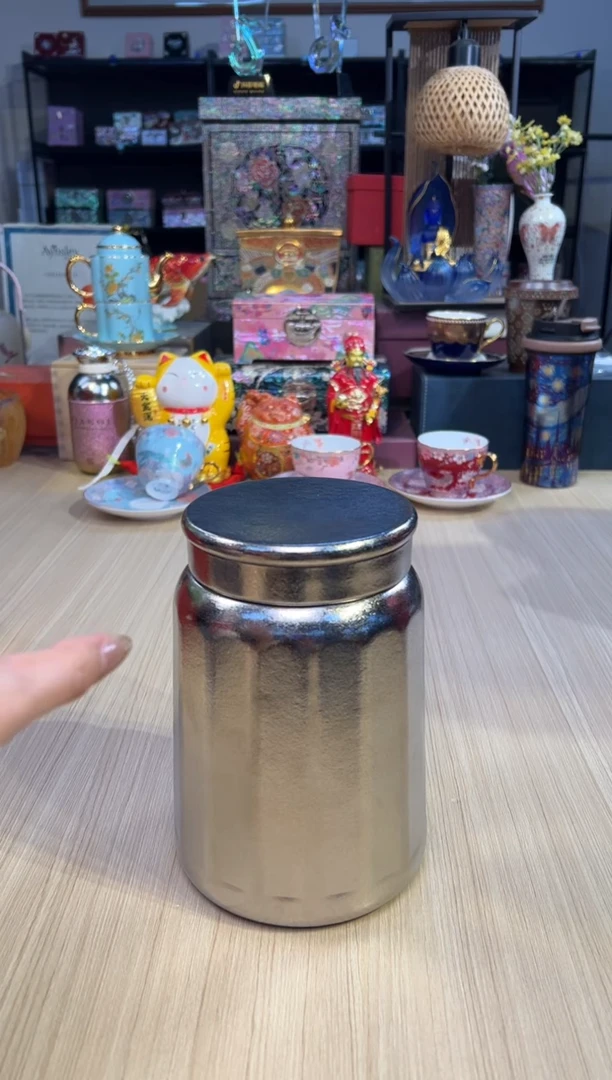 98态极纯钛茶叶罐-大号