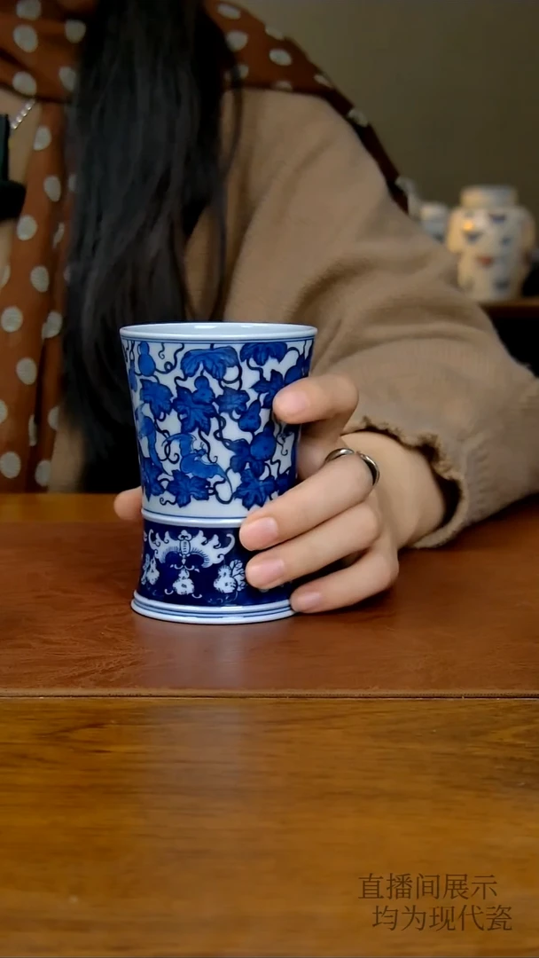 其他瓷福禄折腰可乐杯