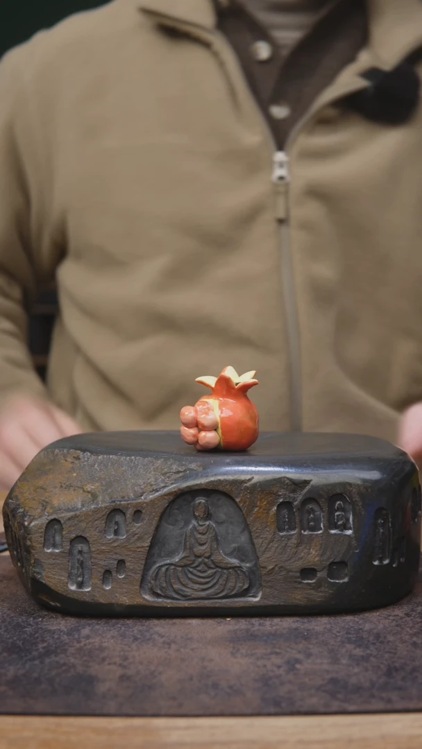 【闪购商品】手工同款茶宠石榴