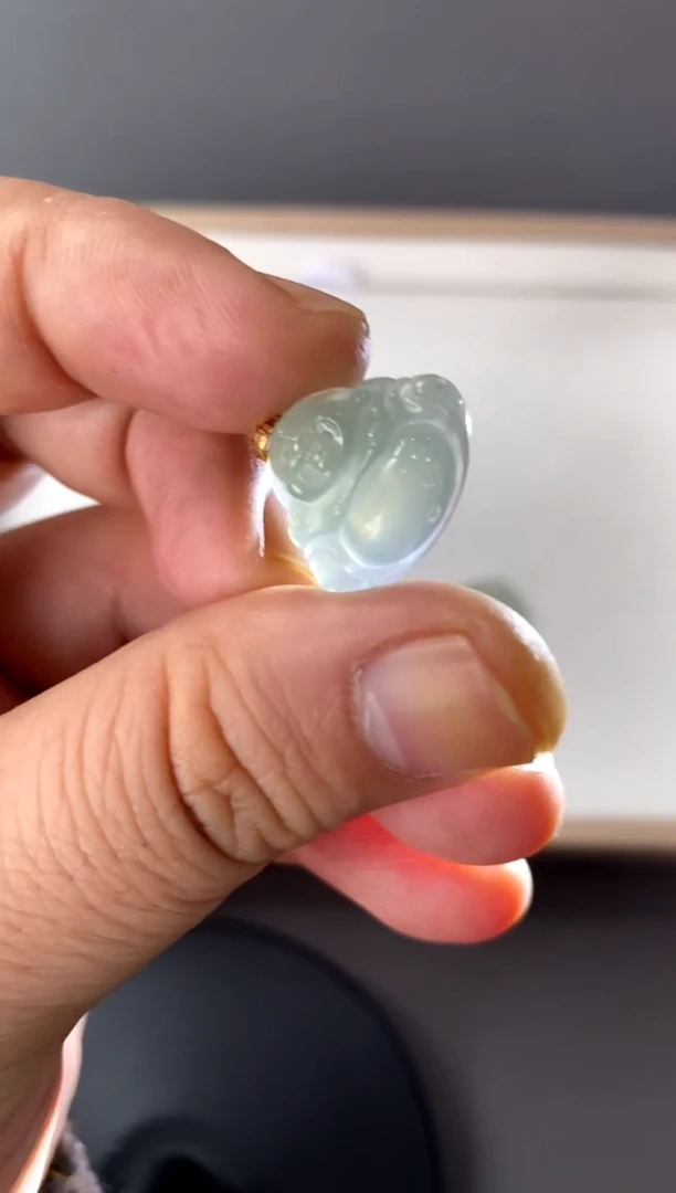 【闪购商品】翡翠颈饰18K金镶嵌买断价 补