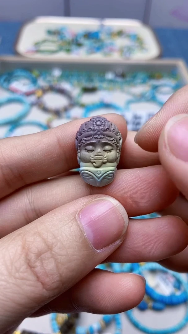 未镶嵌绿松石挂件17