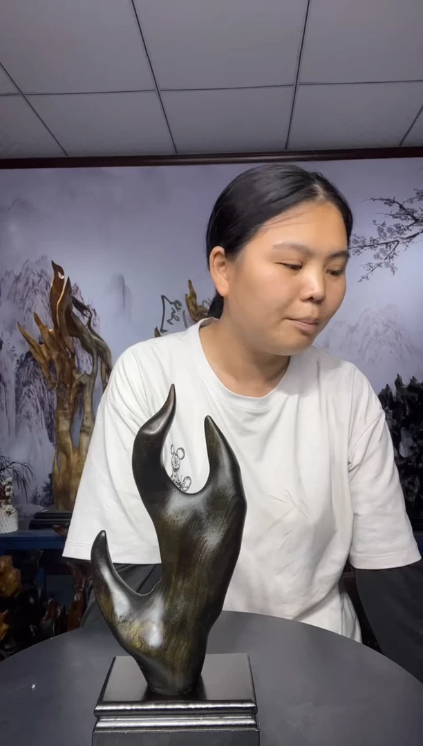 金丝楠猥****浪金丝楠木工艺品摆件