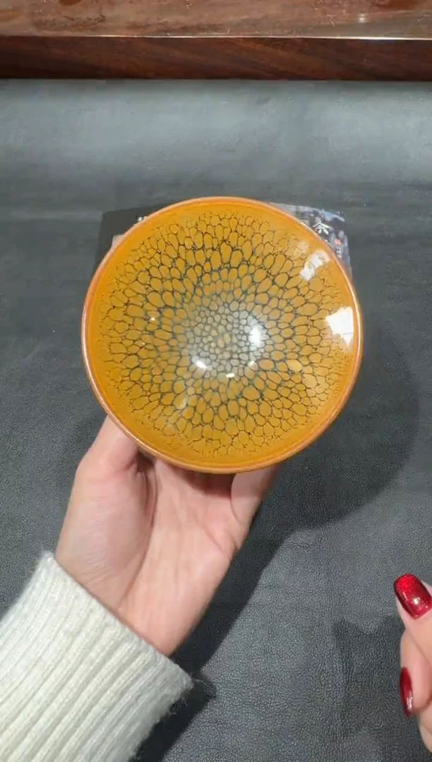 【闪购商品】茶盏建盏故事余旋鹧鸪斑21