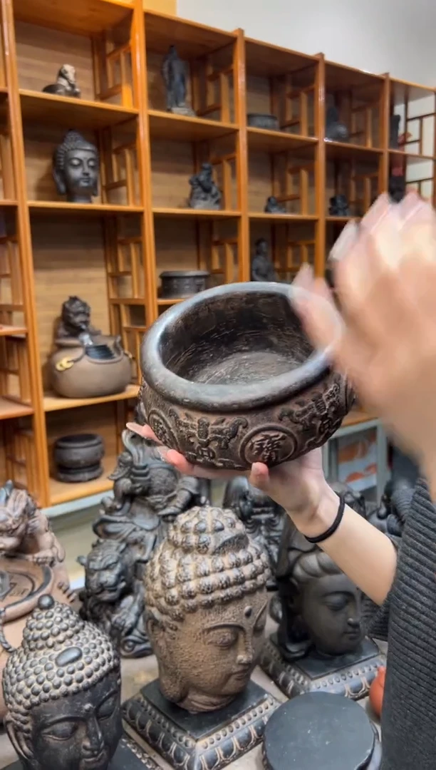 陶土【火山泥】聚宝盆