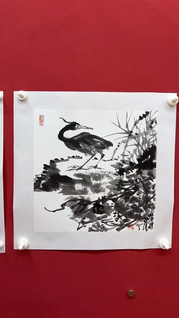 国画手绘原稿-徐庐陵-花鸟1平尺