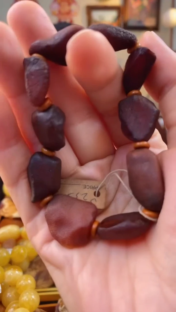 【闪购商品】琥珀手串未镶嵌手串