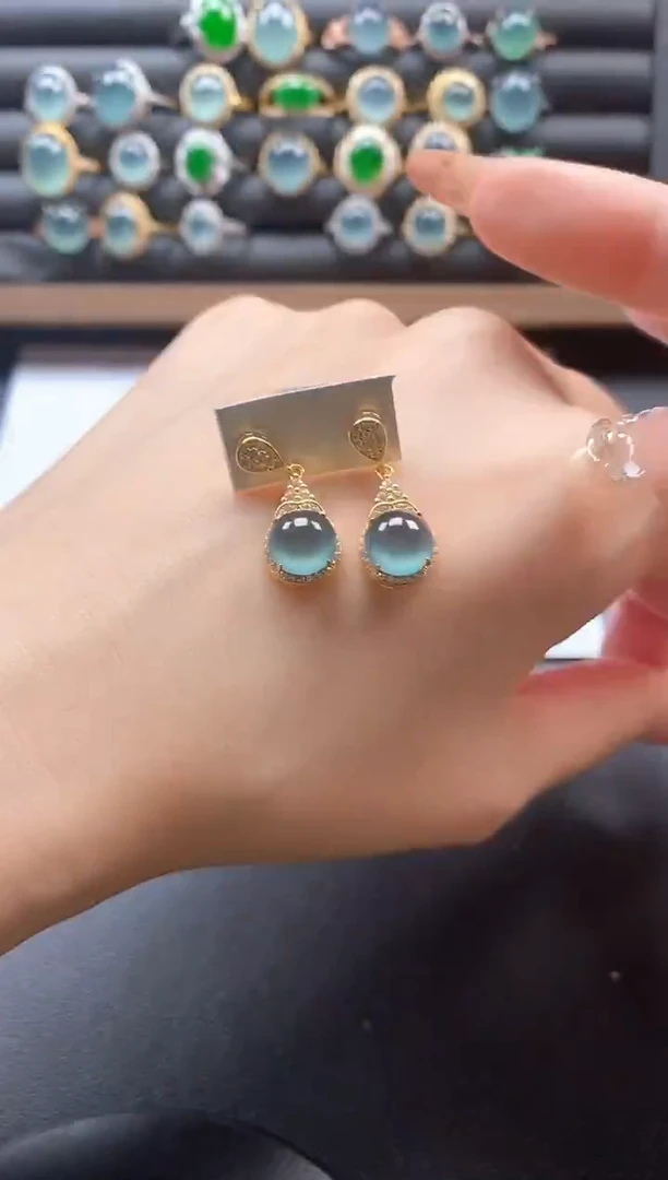 银S925镶嵌戒指翡翠51151