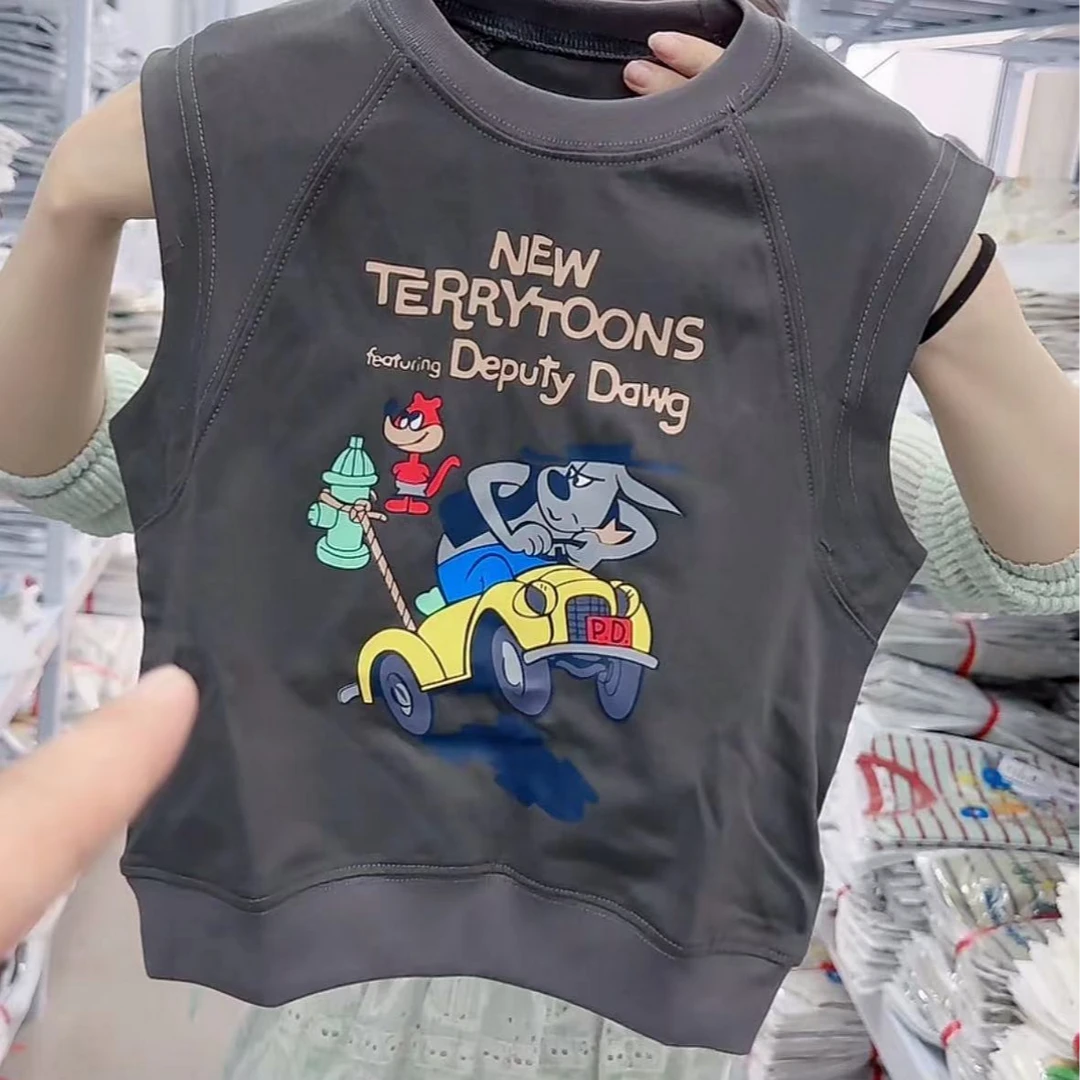 T8661  汽车印花背心