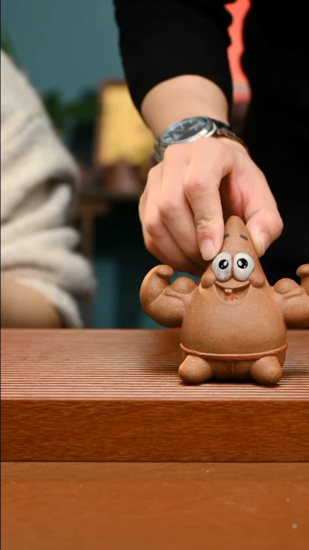 紫砂茶宠精工茶宠派大439