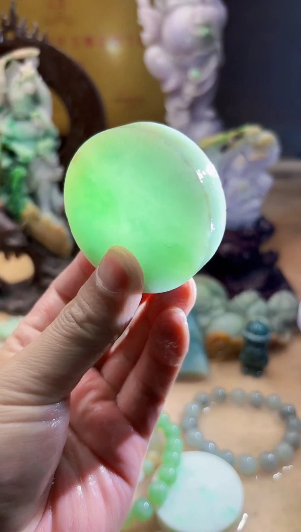 未镶嵌挂件翡翠A货张麦7431