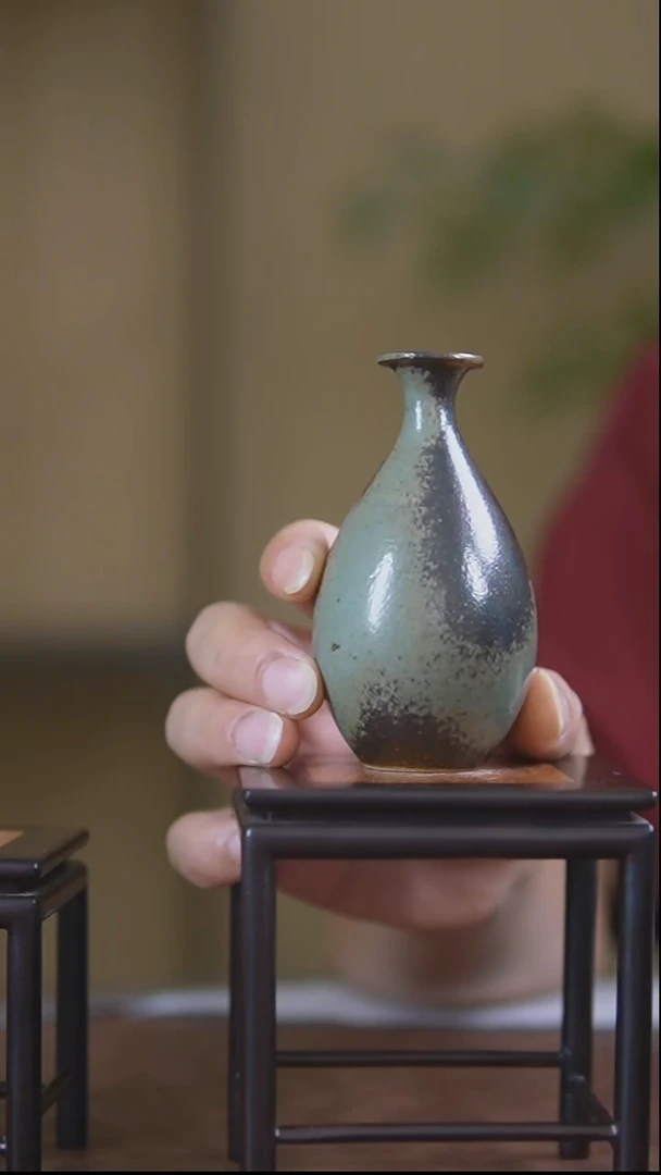 瓷片景德镇手工小花瓶3