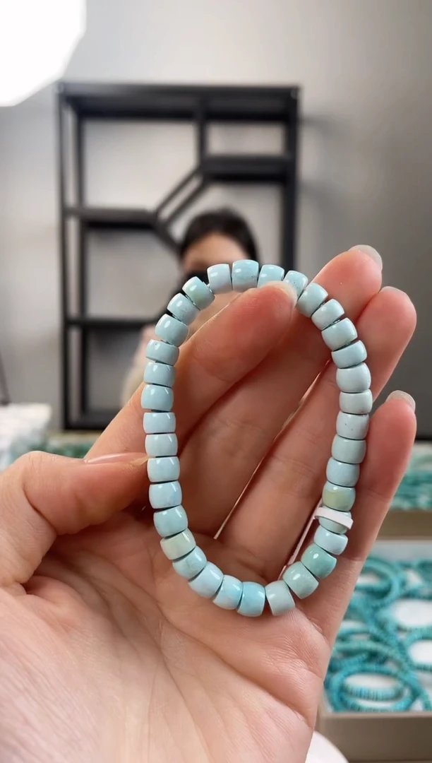 【闪购商品】绿松石珠宝奇石未镶嵌7.1+mm