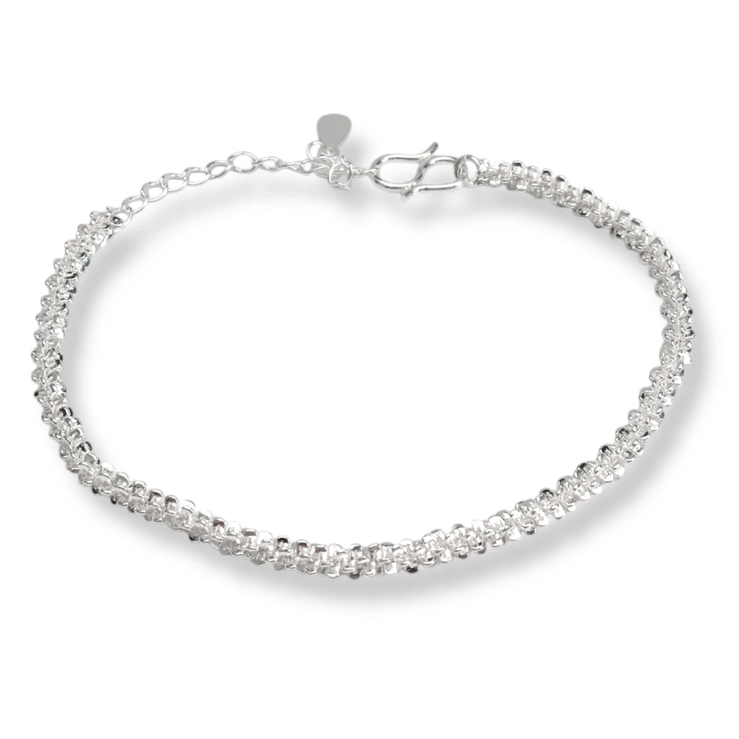 波光粼粼银手链