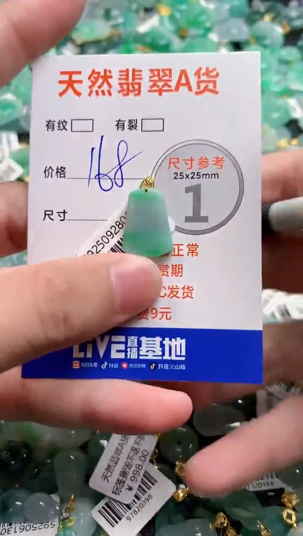 颈饰18K金镶嵌翡翠0668214023