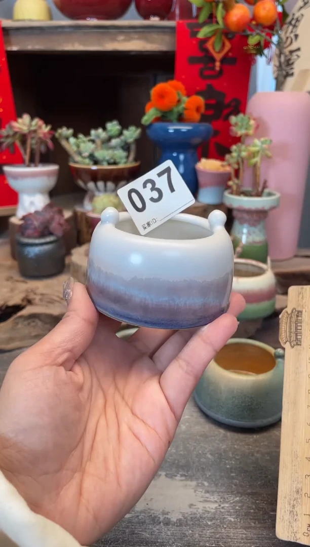【闪购商品】摆件037知木小芳花盆