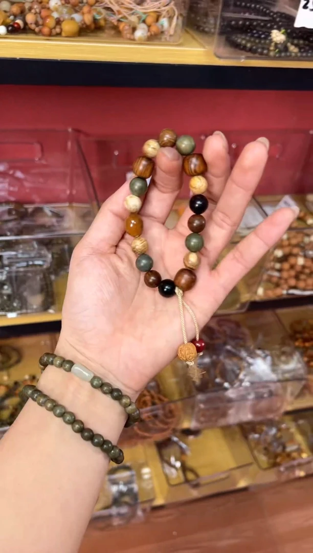 【闪购商品】非洲檀香无事牌十八籽 紫金鼠