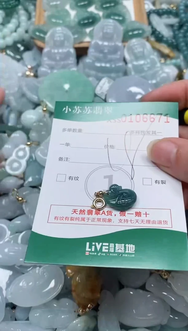 【闪购商品】翡翠颈饰未镶嵌闪购商品0106671