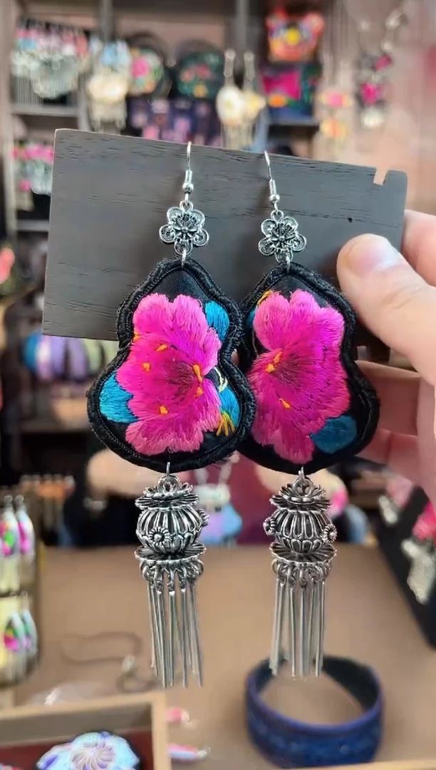 织绣 民族风手工非遗老绣饰品139