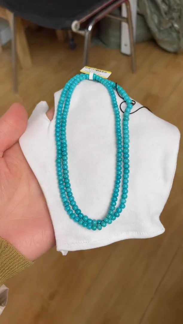未镶嵌绿松石项链120