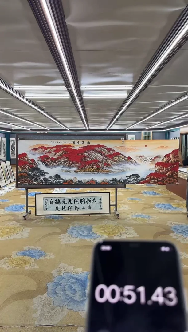 绘画山****司DC 刘雪红-小丈二-山水国画