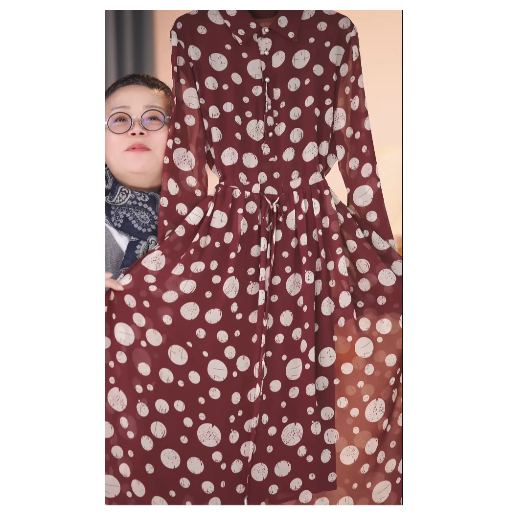 K70【福星高照】气质高雅连衣裙显瘦时尚女士简约百搭