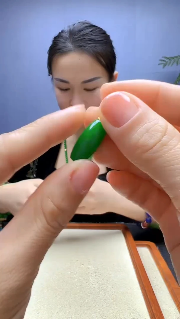 颈饰14K金镶嵌翡翠丹丹diy劲饰