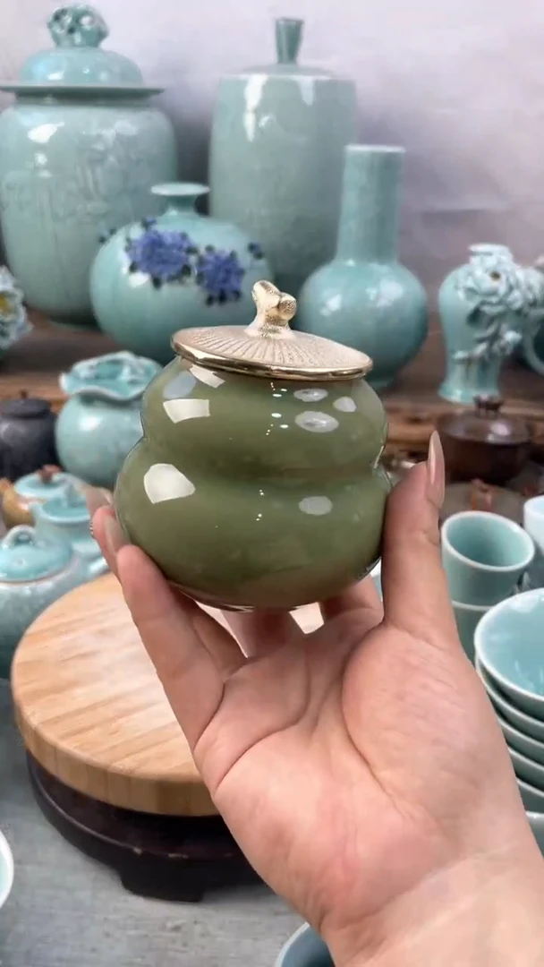 【闪购商品】特价 微瑕 慧仙青瓷