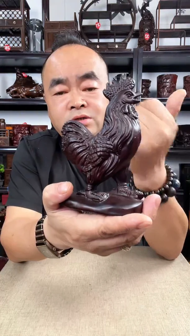 木鸡老李红木工艺品