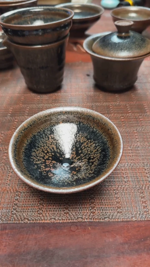 【闪购商品】茶盏通天龙窑柴烧建盏