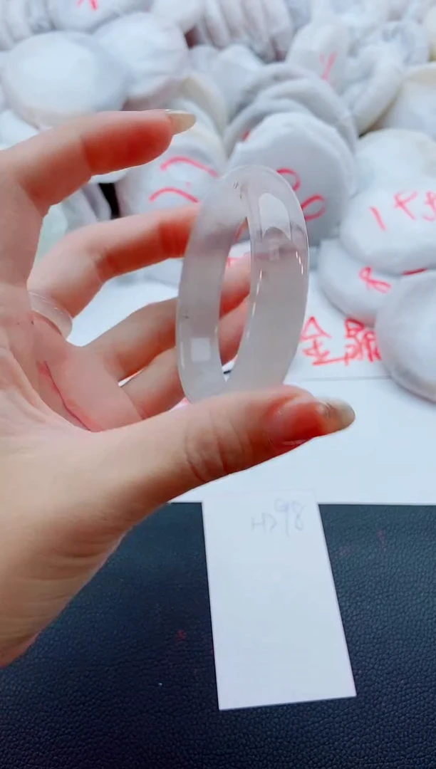 未镶嵌手镯石英质玉H298-56-57