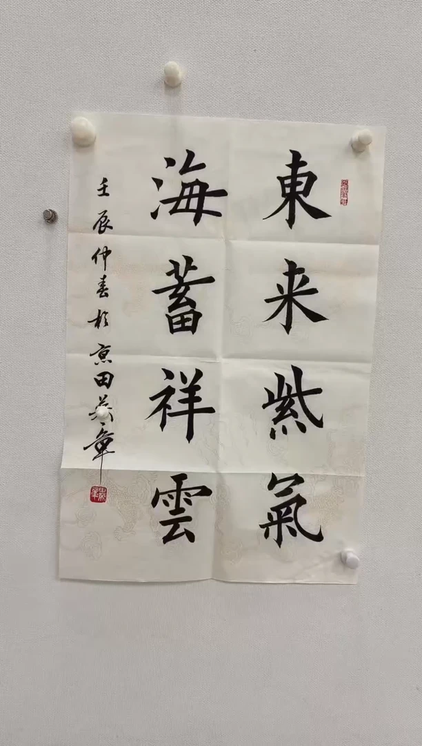 5-11-田老师1平尺书法作品