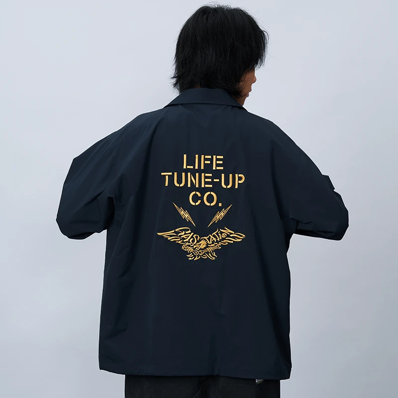 Gastation冠军-教练夹克 经典宽松短廓舒适防泼水立体挨针绣花