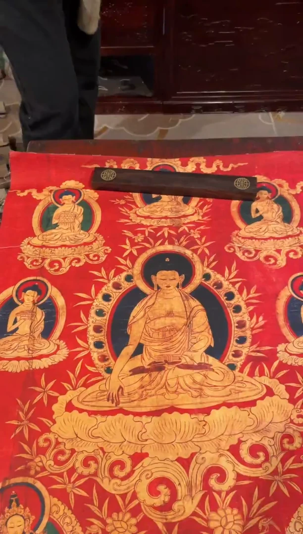 卷轴画手绘唐卡147