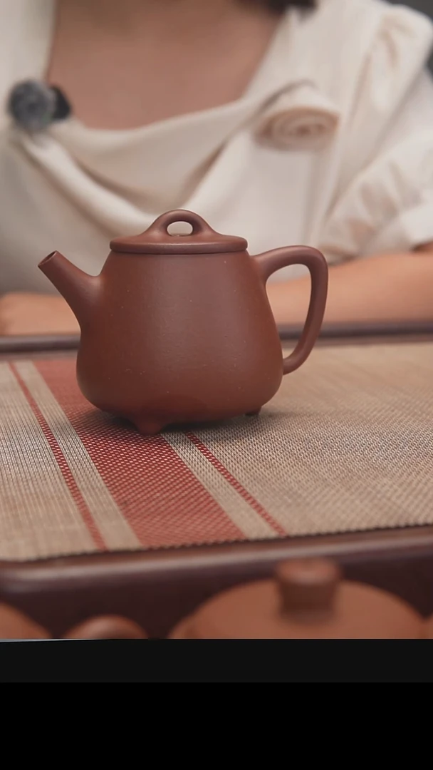 茶杯紫砂底槽清高石瓢200cc