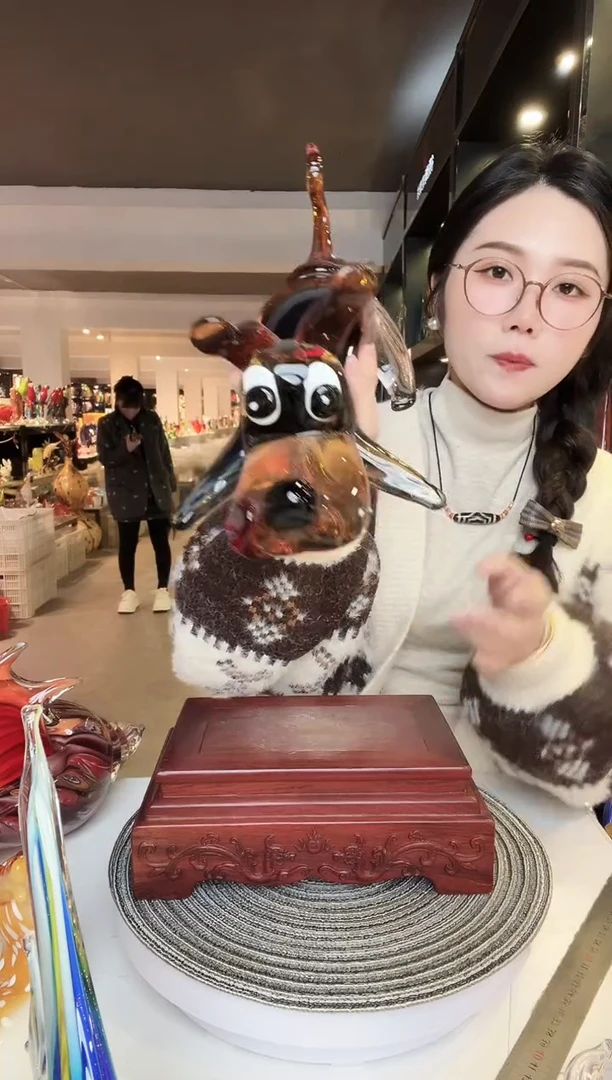 【闪购商品】茶盏琉璃摆件家居摆件