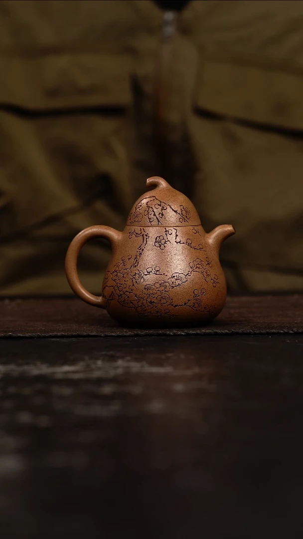 茶壶紫砂原矿手工壶100CC