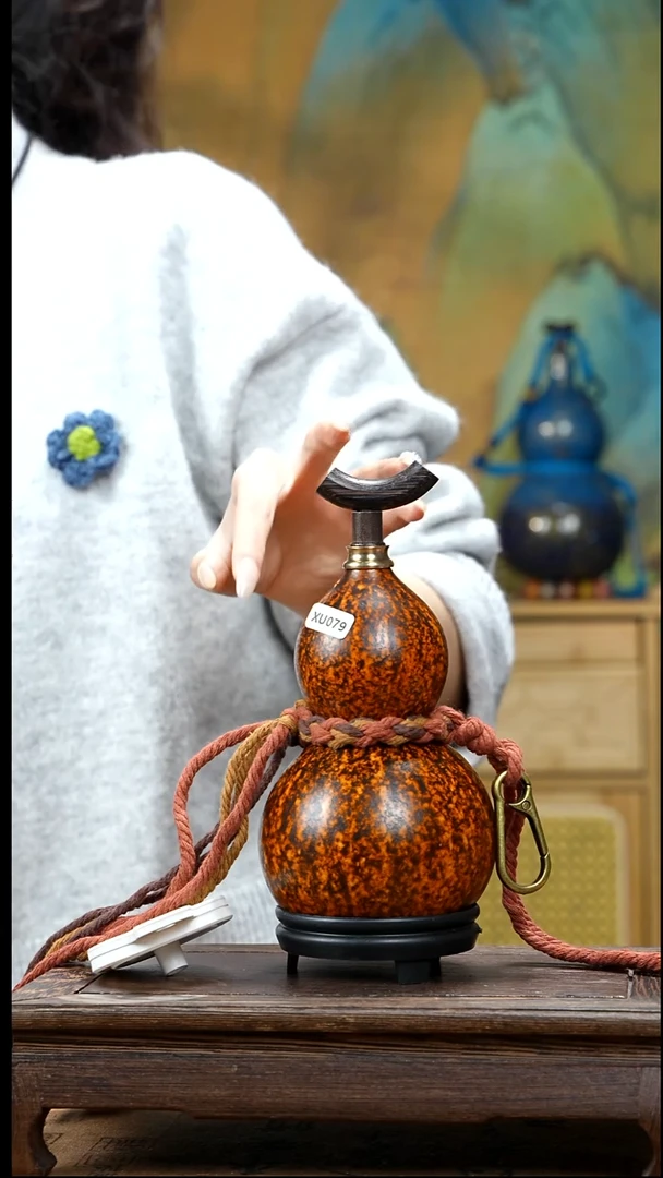 爱*己XU079大漆款酒葫芦不包手串（现货现发）